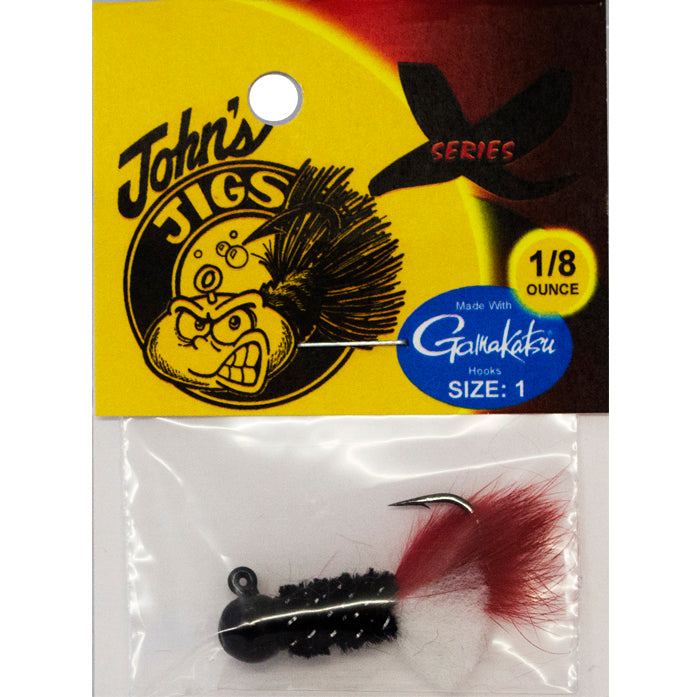 John's Jigs X Series, 1/8 ounce XBBLRDWH