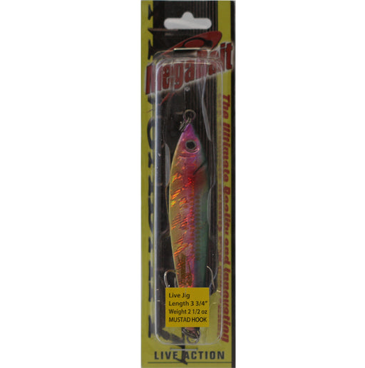 Mega Bait Jig 1 Ounce - Color 8 Pink Shad — Ted's Sports Center