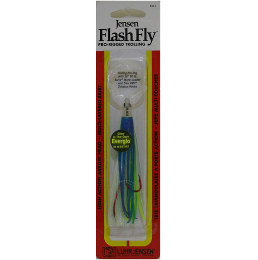 Jensen Flash Fly Everglo Blue Magoo (4")