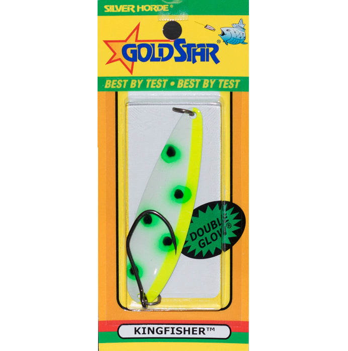 Gold Star Kingfisher 4 Lite Spoon 829 - Glow/Albino Frog