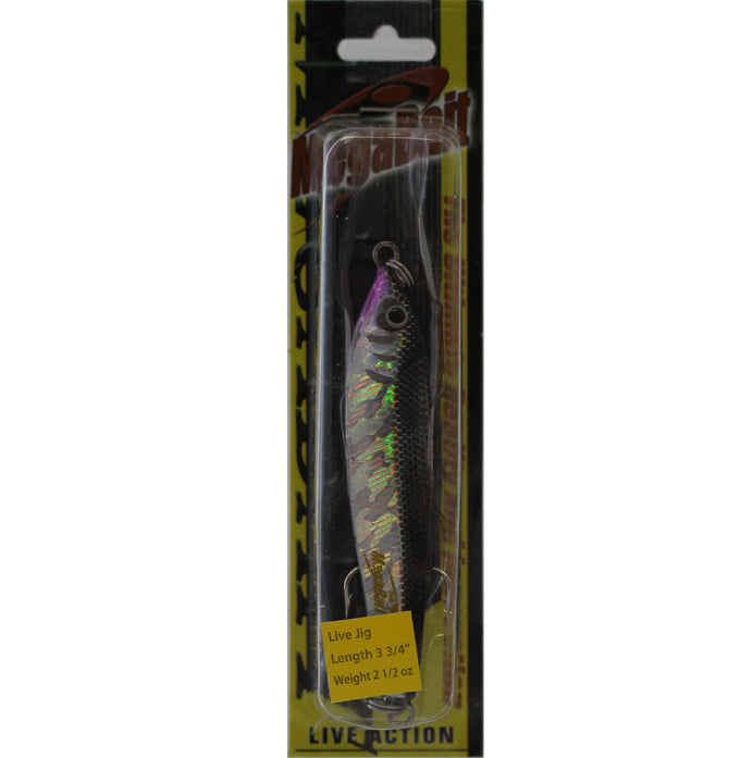 Mega Bait Jig 1 Ounce - Color 4 Black / Silver — Ted's Sports Center