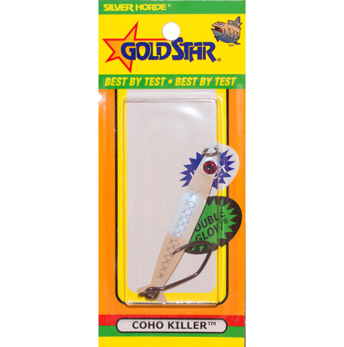 coho killer fishing lures Gold Star Coho Killer White Lightning Glow, UV (683) — Ted's Sports Center