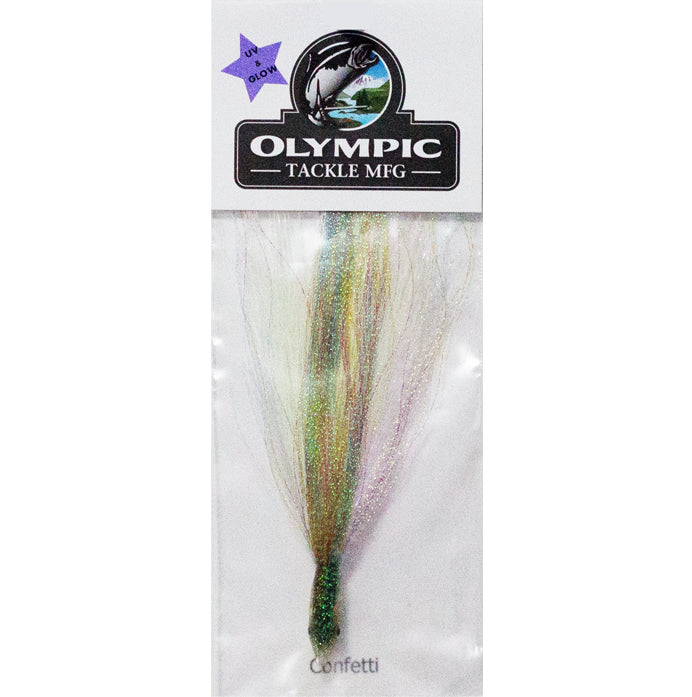 candlefish fish lures Olympic Tackle Sandlance Confetti — Ted's Sports Center
