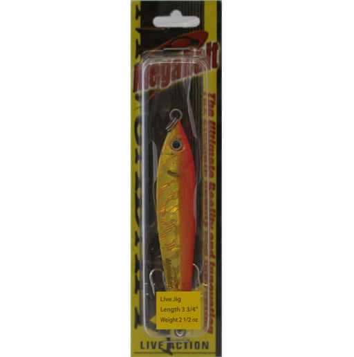 Mega Bait Jig 1.5 Ounce - Color 12 Red Gold