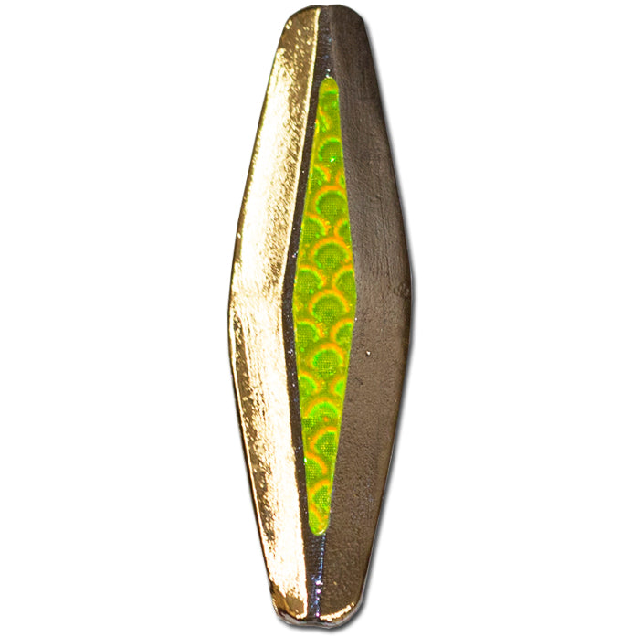 Rotator Nickel Body, Chartreuse Scale Mylar (1 oz)