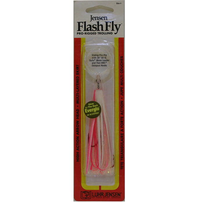 Royal Flash Coho Fly Model Z RF11 Pink/Oil Slick Glow — Ted's Sports Center